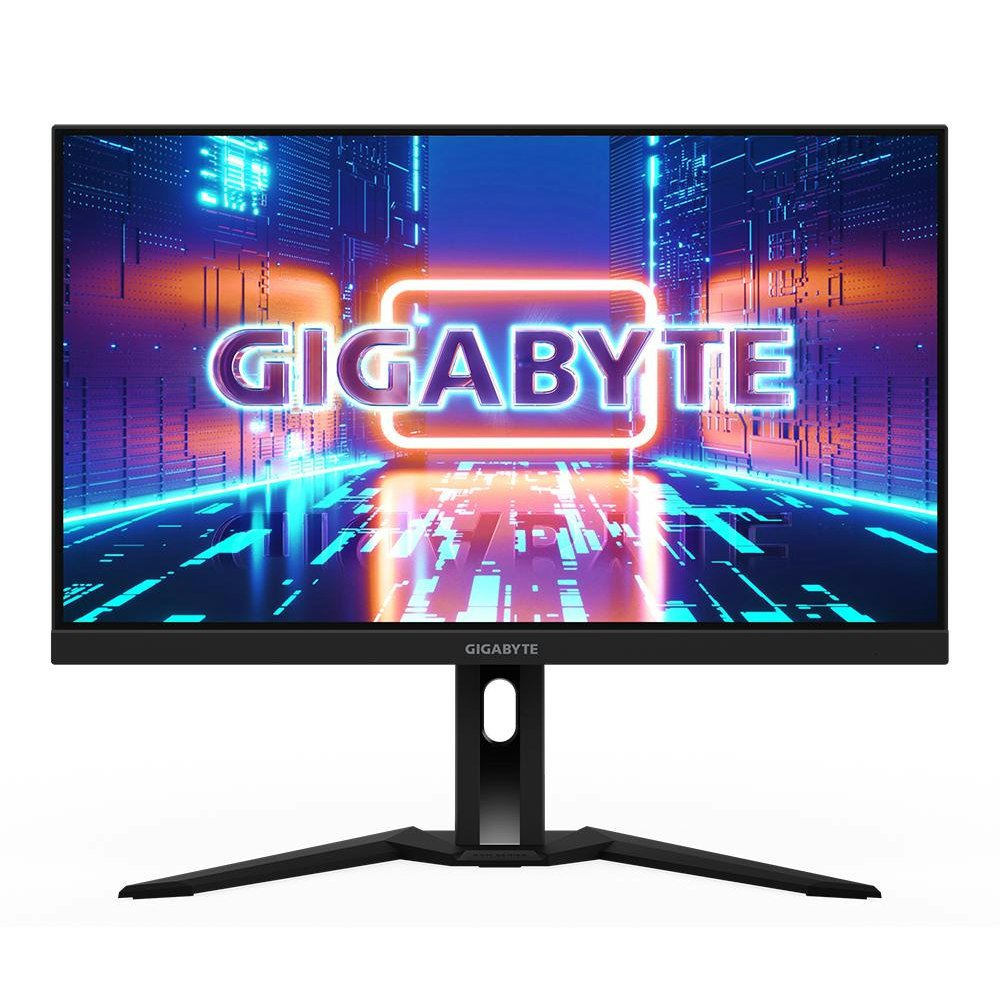 A large main feature product image of Gigabyte M27F-A 27" FHD FreeSync Premium 165Hz 1MS HDR400 IPS W-LED Gaming Monitor