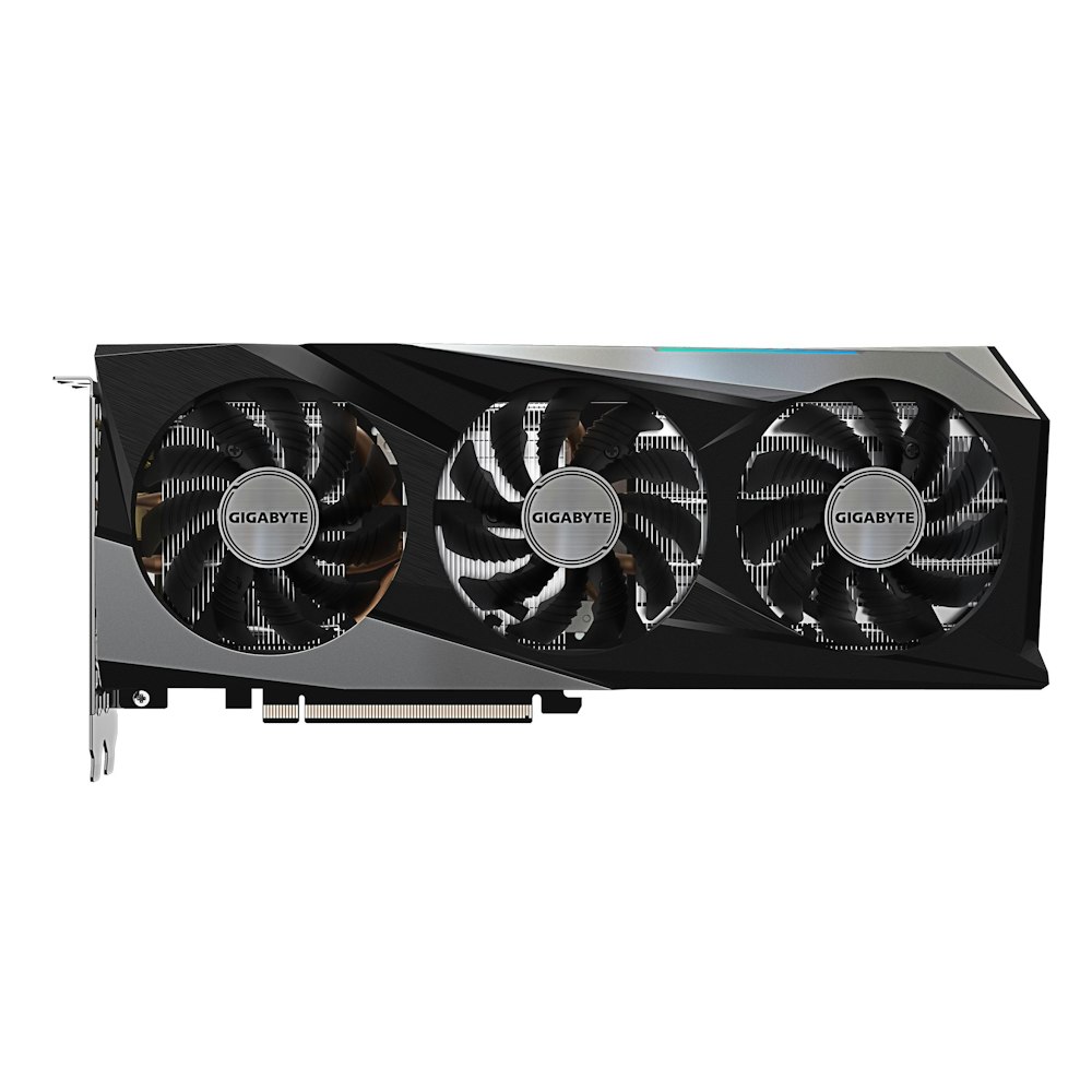 A large main feature product image of Gigabyte Radeon RX 6750 XT Gaming OC 12G GDDR6