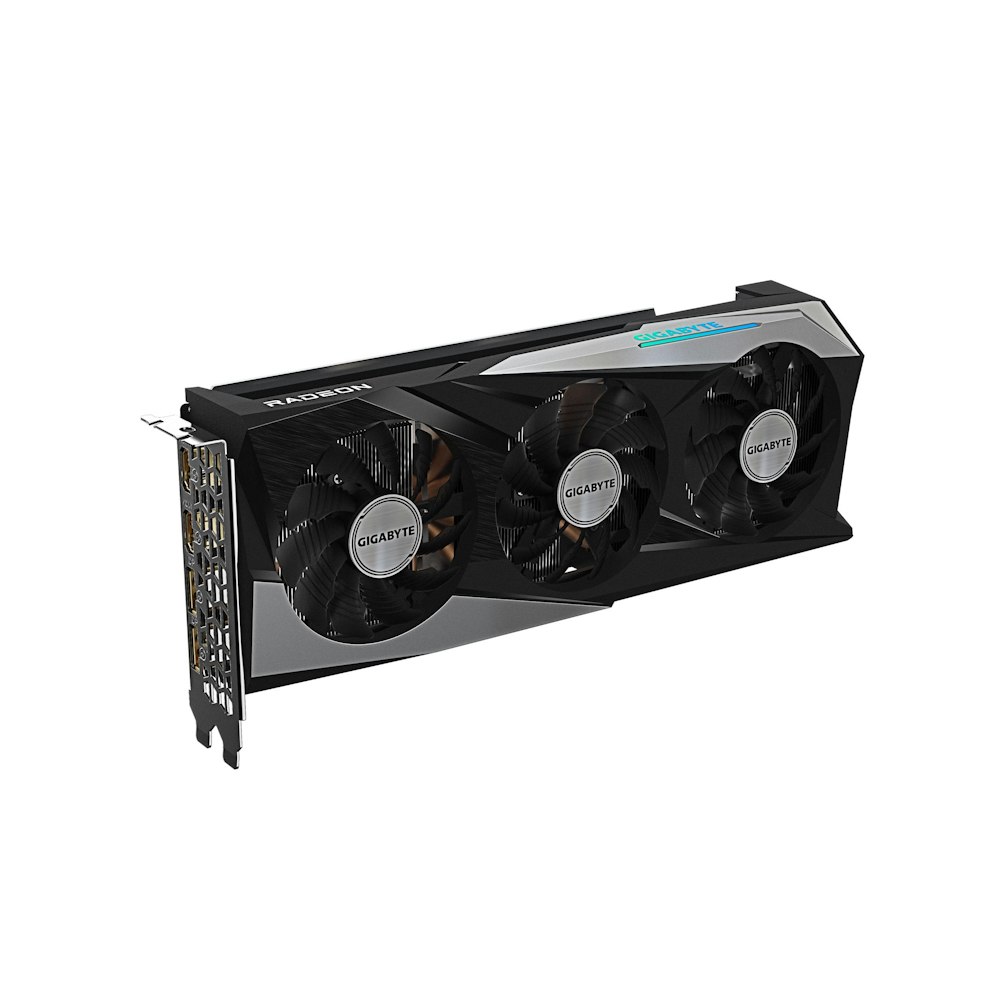 A large main feature product image of Gigabyte Radeon RX 6750 XT Gaming OC 12G GDDR6