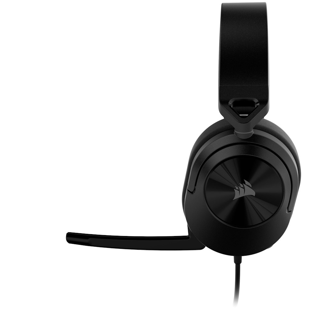 A large main feature product image of Corsair HS55 STEREO Wired Gaming Headset (Carbon)