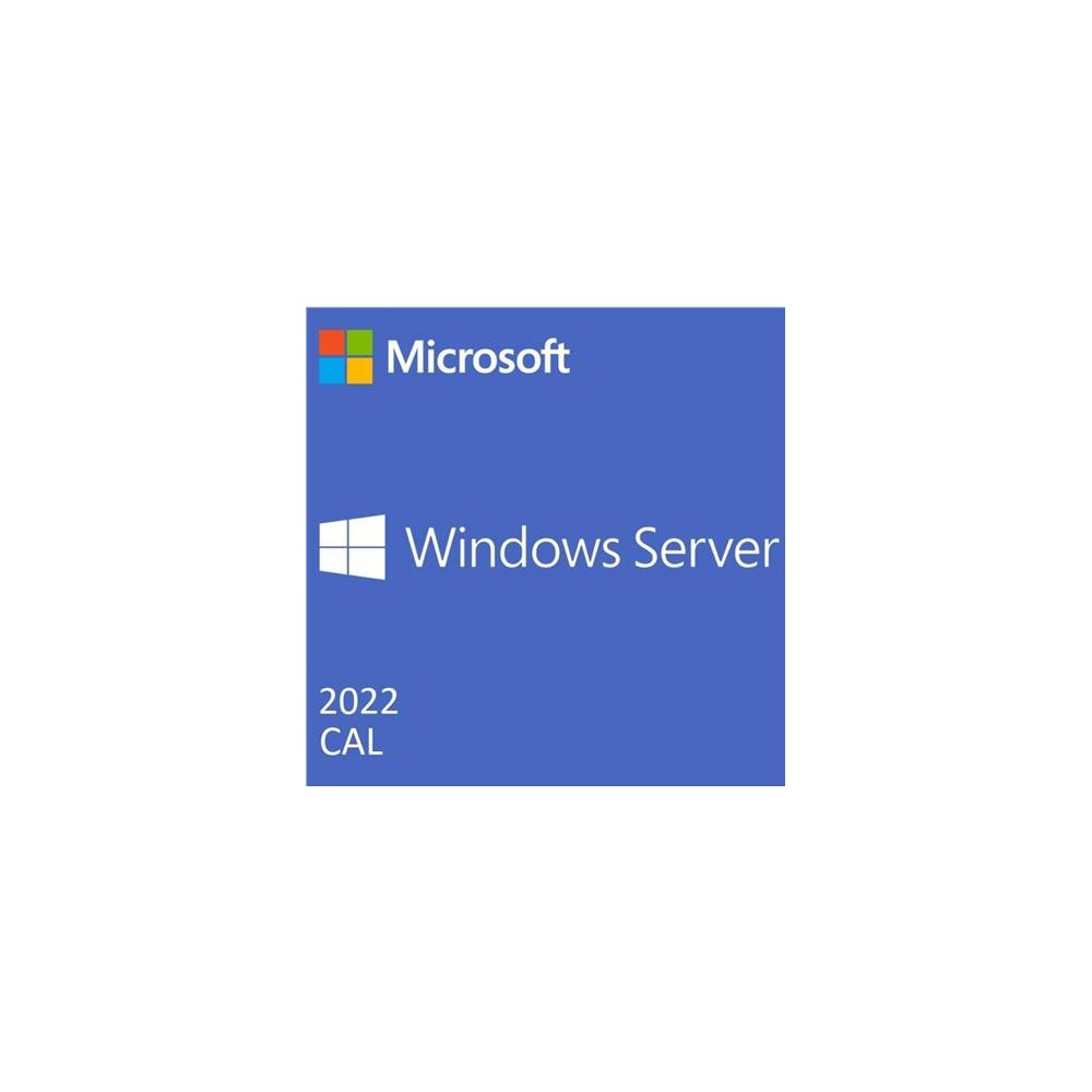 A large main feature product image of Microsoft Windows Server 2022 1 User CAL Pack
