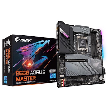 Product image of Gigabyte B660 Aorus Master LGA1700 ATX Desktop Motherboard - Click for product page of Gigabyte B660 Aorus Master LGA1700 ATX Desktop Motherboard