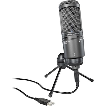 Product image of Audio-Technica AT2020USB+ Cardioid Condenser USB Microphone - Click for product page of Audio-Technica AT2020USB+ Cardioid Condenser USB Microphone