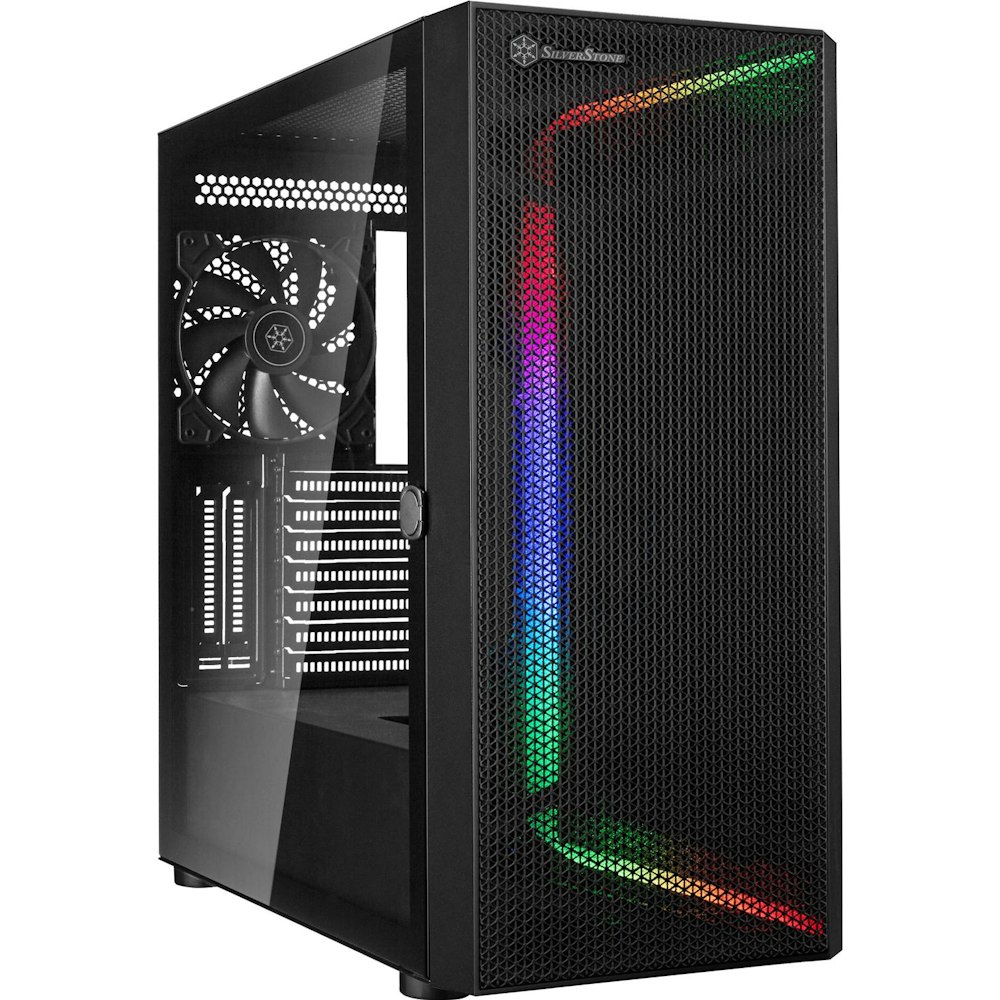 A large main feature product image of SilverStone SETA H1 ARGB Mid Tower Case