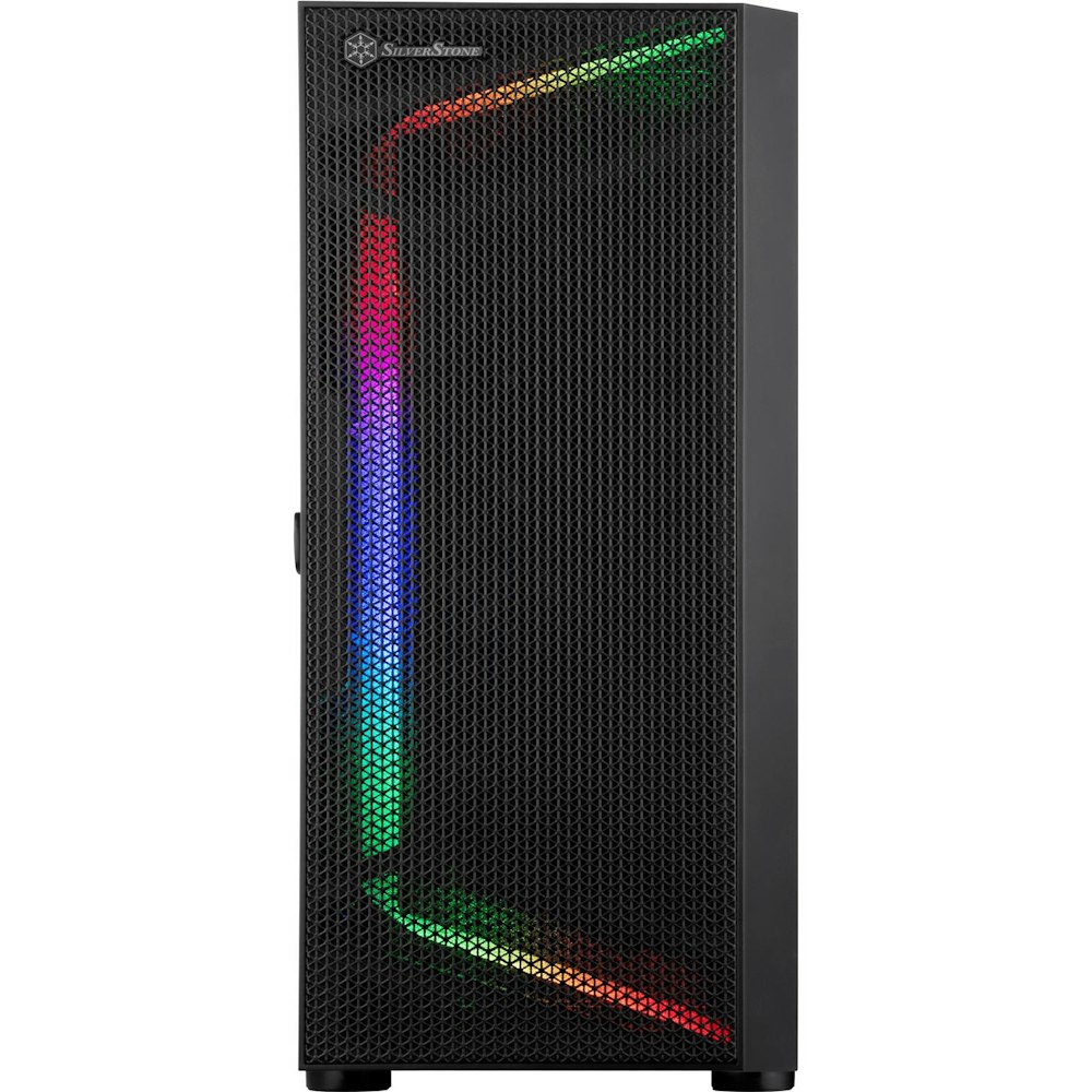 A large main feature product image of SilverStone SETA H1 Mid Tower Case - Black