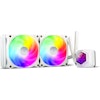 A product image of SilverStone Permafrost 240W ARGB Liquid CPU Cooler - White