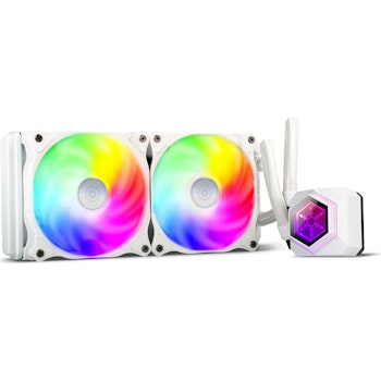 Product image of SilverStone Permafrost 240W ARGB Liquid CPU Cooler - White - Click for product page of SilverStone Permafrost 240W ARGB Liquid CPU Cooler - White
