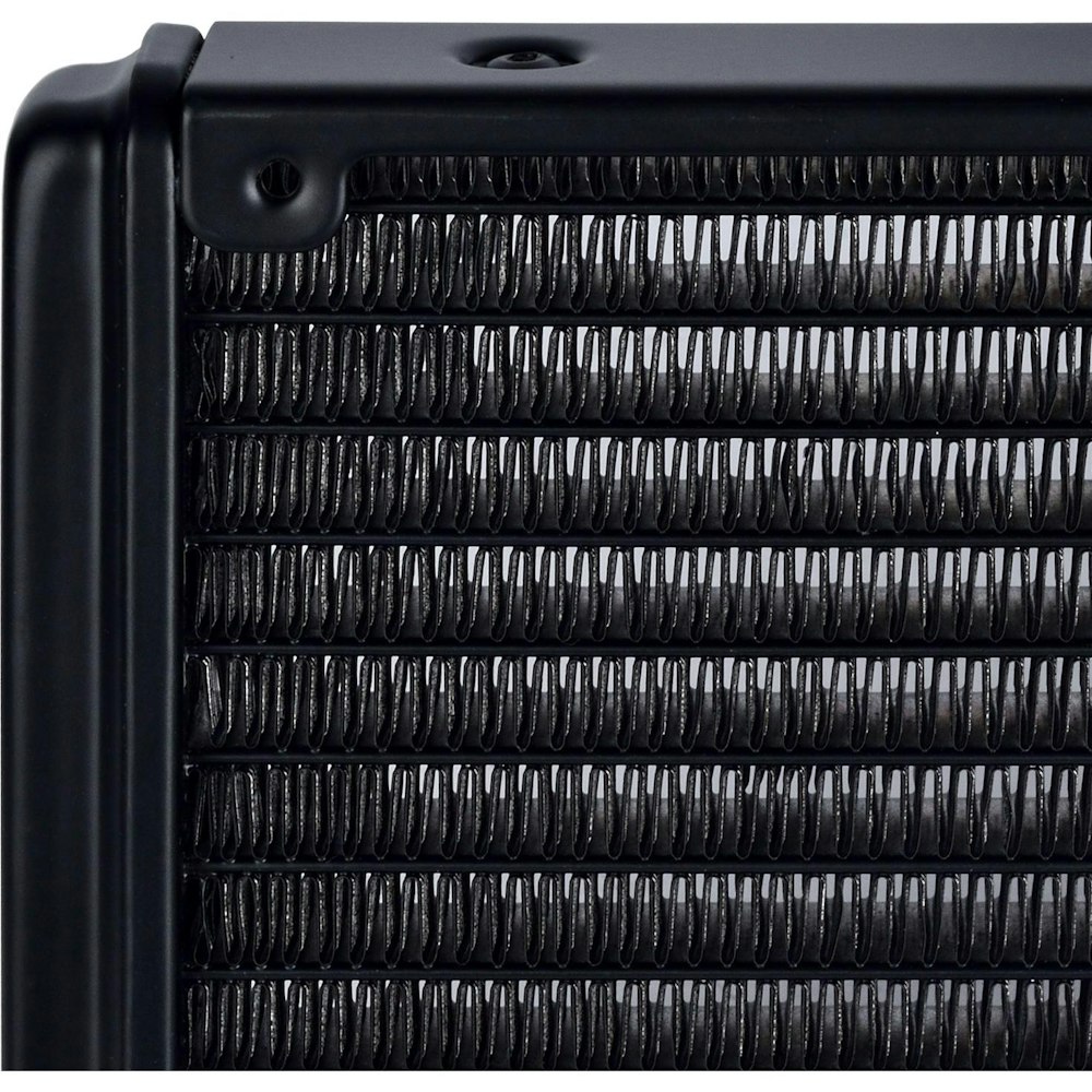 A large main feature product image of SilverStone Permafrost PF120 120mm ARGB Liquid CPU Cooler