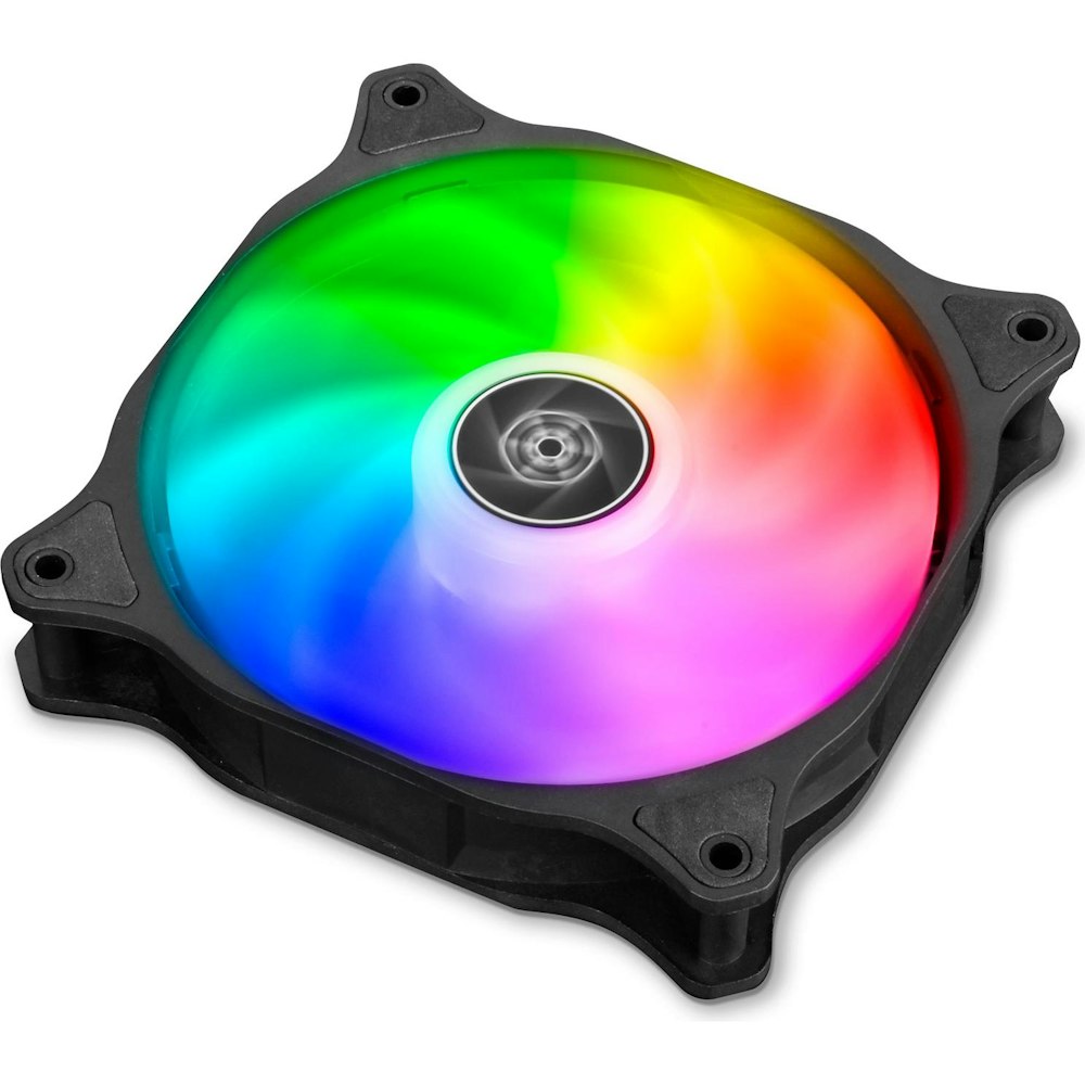 A large main feature product image of SilverStone Permafrost PF120 120mm ARGB Liquid CPU Cooler