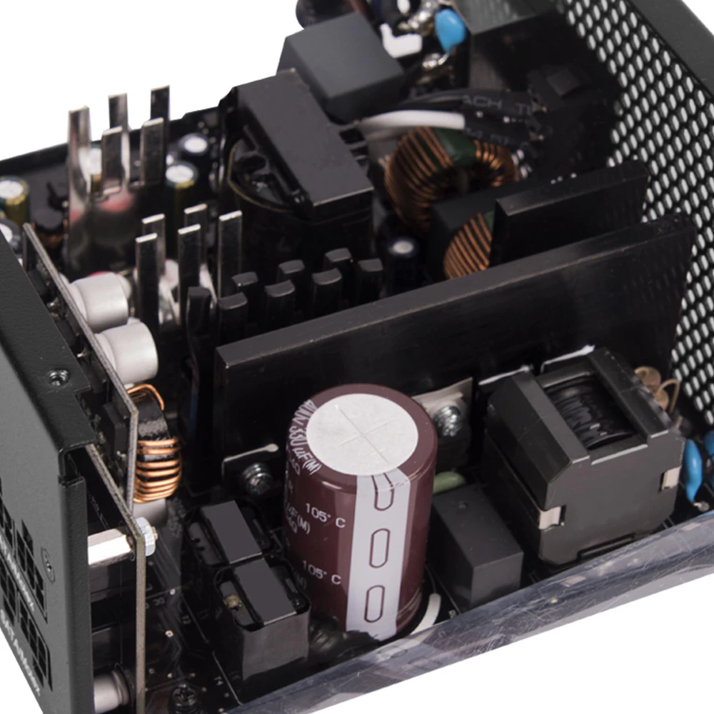 A large main feature product image of SilverStone Decathlon 650W Gold ATX Modular PSU