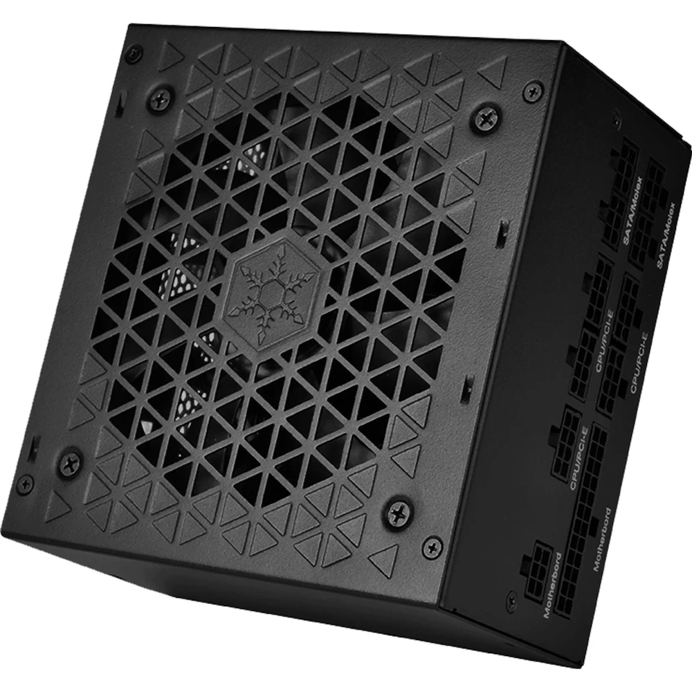 A large main feature product image of SilverStone Decathlon 650W Gold ATX Modular PSU