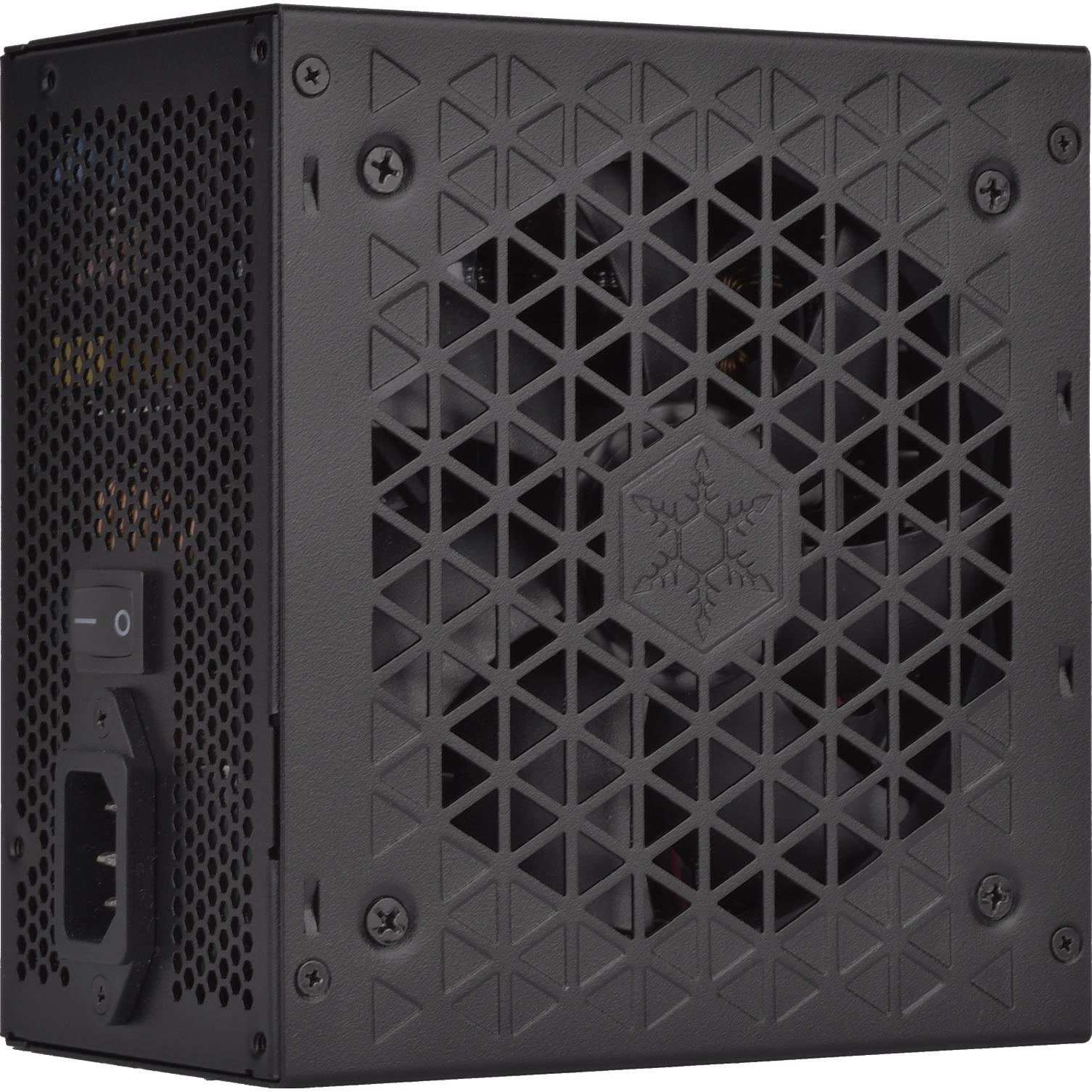 A large main feature product image of SilverStone Decathlon 650W Gold ATX Modular PSU