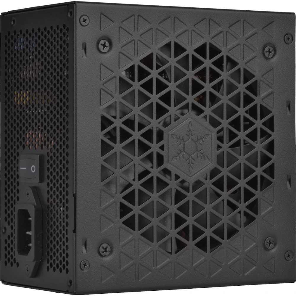 A large main feature product image of SilverStone Decathlon 650W Gold ATX Modular PSU