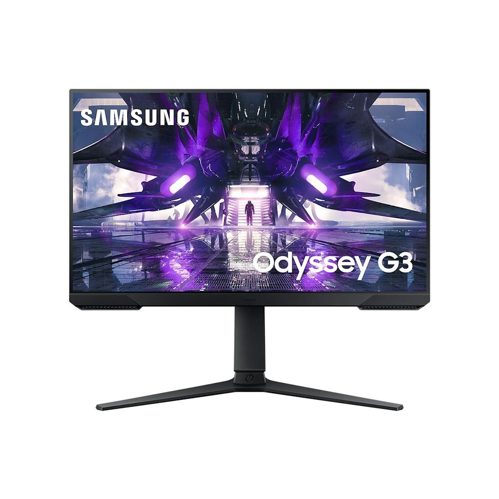 A large main feature product image of Samsung Odyssey G3 24" FHD 165Hz 1MS VA LED Gaming Monitor