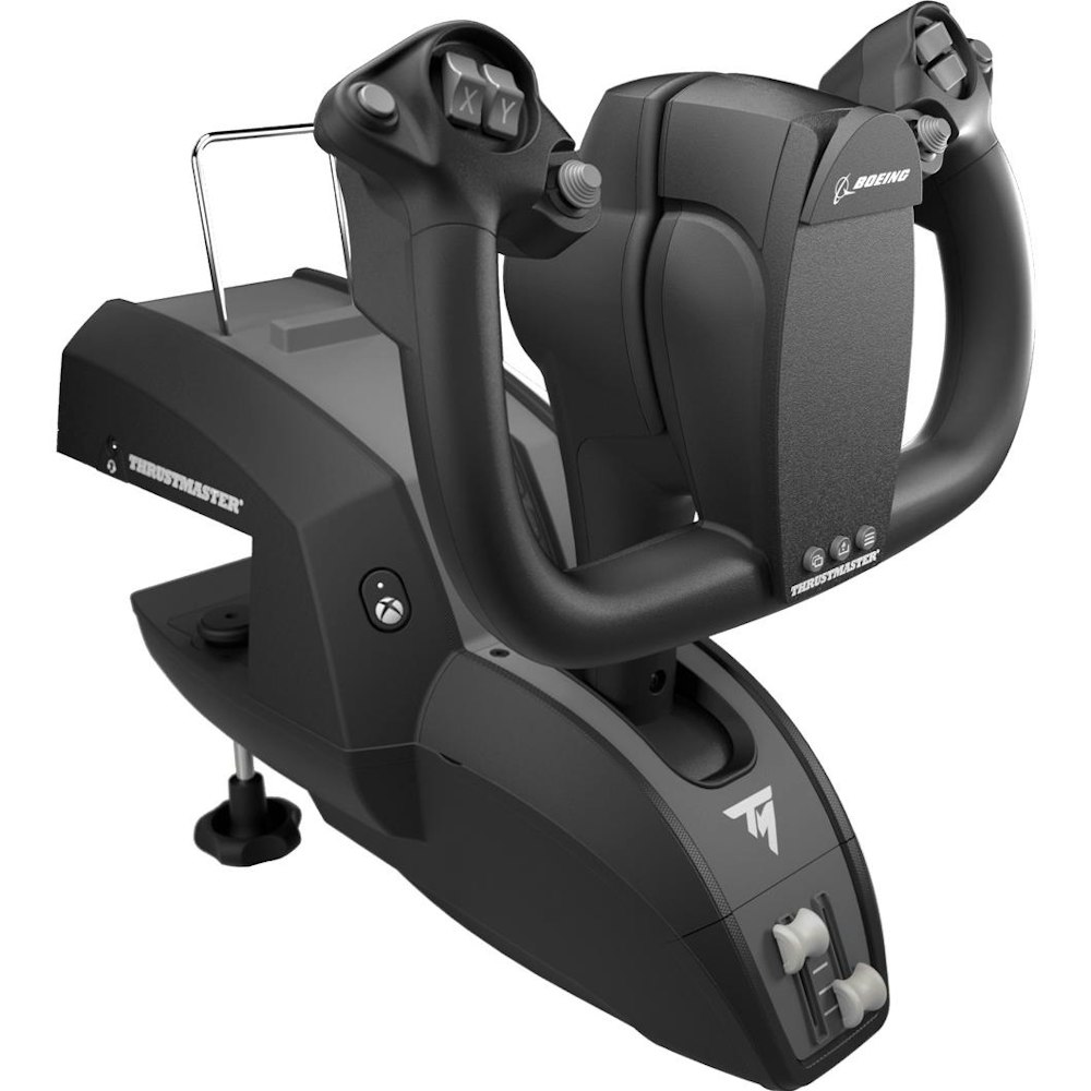 A large main feature product image of Thrustmaster TCA Yoke Pack Boeing Edition for Xbox and PC