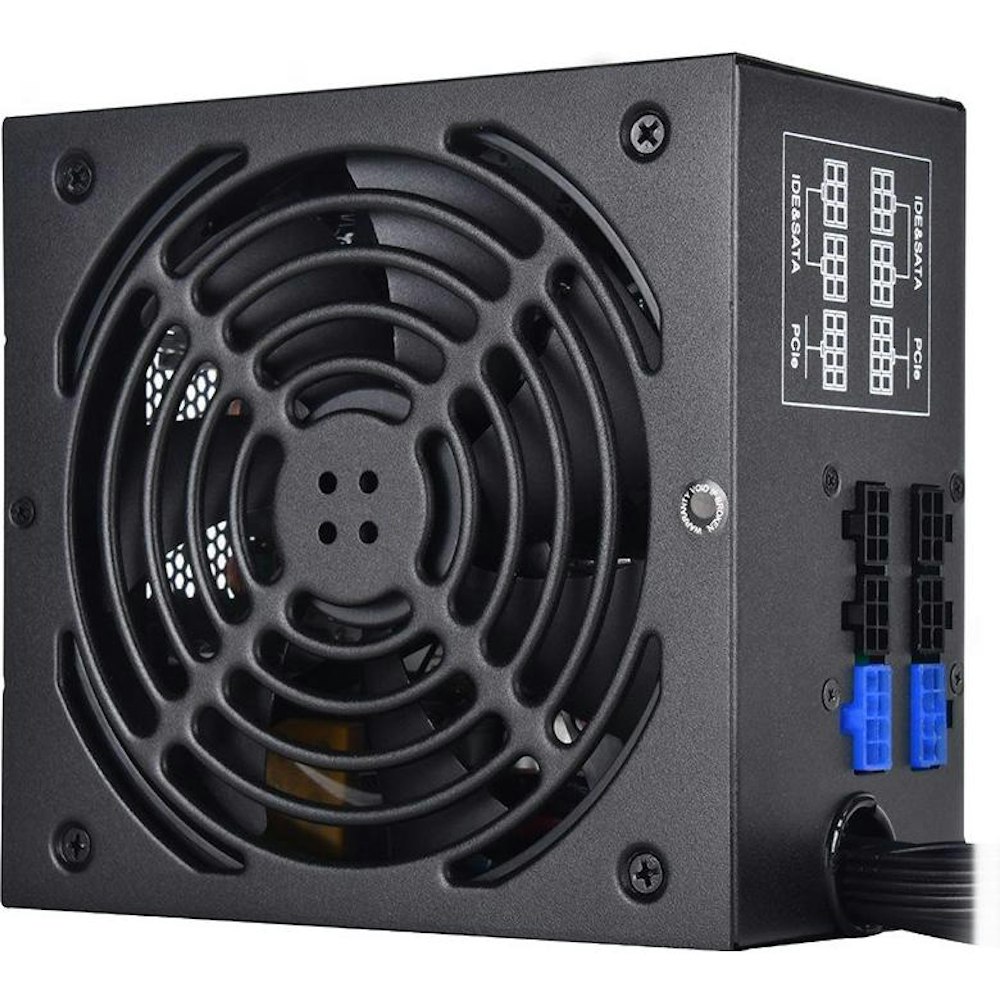 A large main feature product image of SilverStone ET-750HG V1.2 750W Gold ATX Semi-Modular PSU