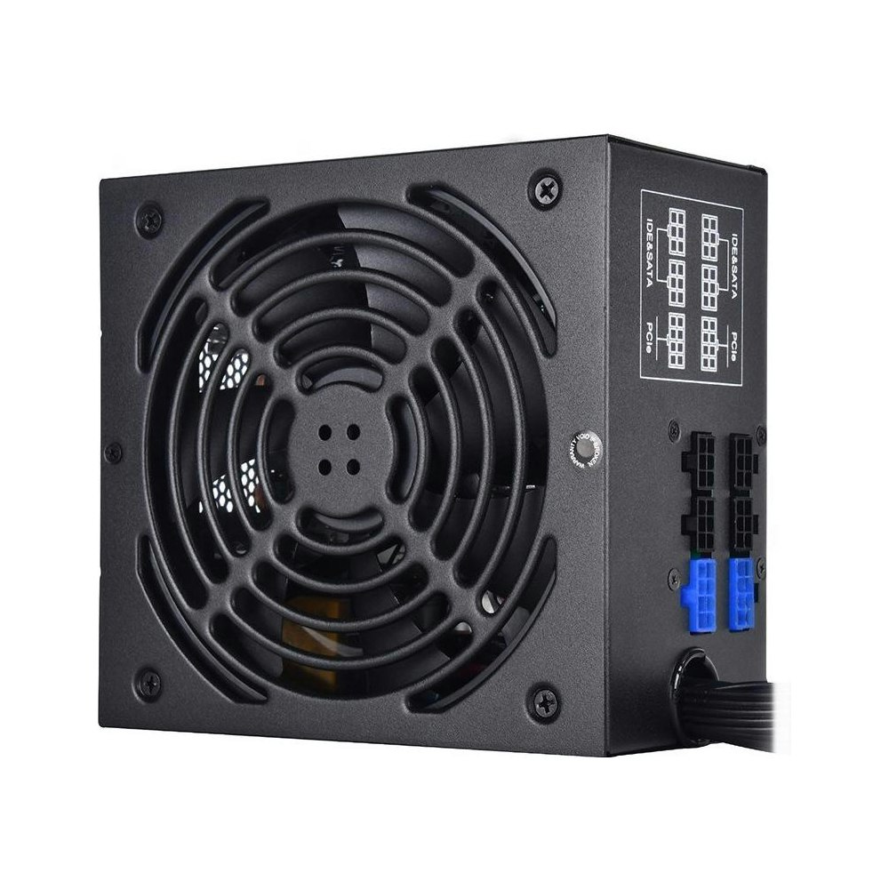 A large main feature product image of SilverStone ET-750HG V1.2 750W Gold ATX Semi-Modular PSU