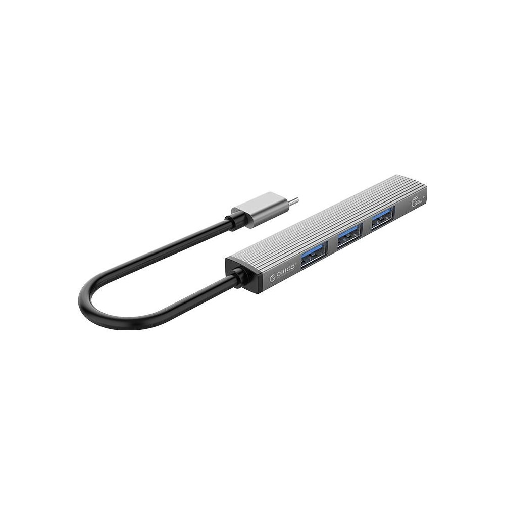 A large main feature product image of ORICO Type-C to USB3.0 Hub