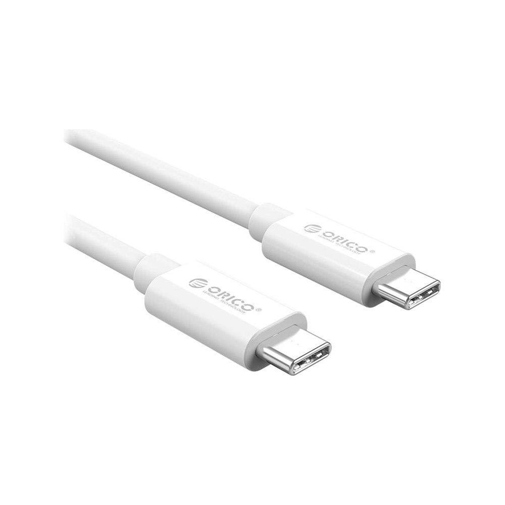 A large main feature product image of ORICO USB Type-C Cable 1m White