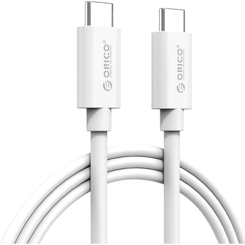 A large main feature product image of ORICO USB Type-C Cable 1m White