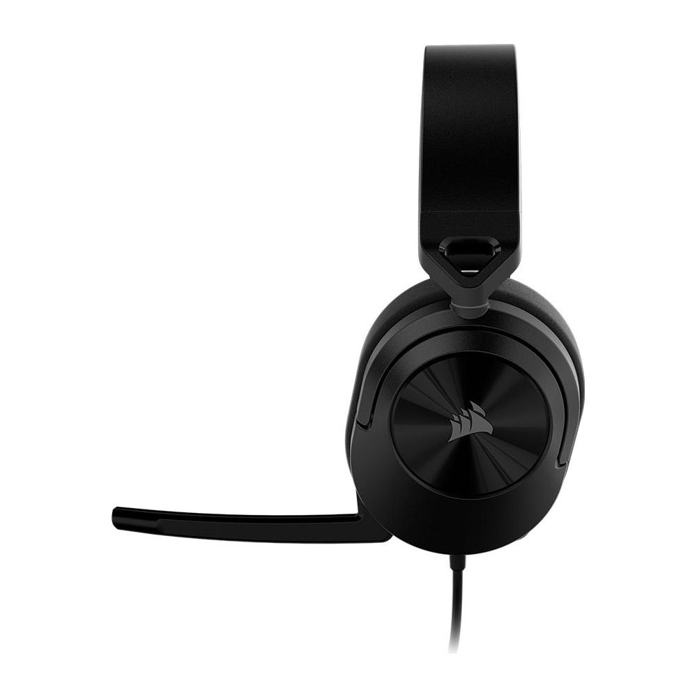 A large main feature product image of Corsair HS55 SURROUND Wired Gaming Headset — Carbon