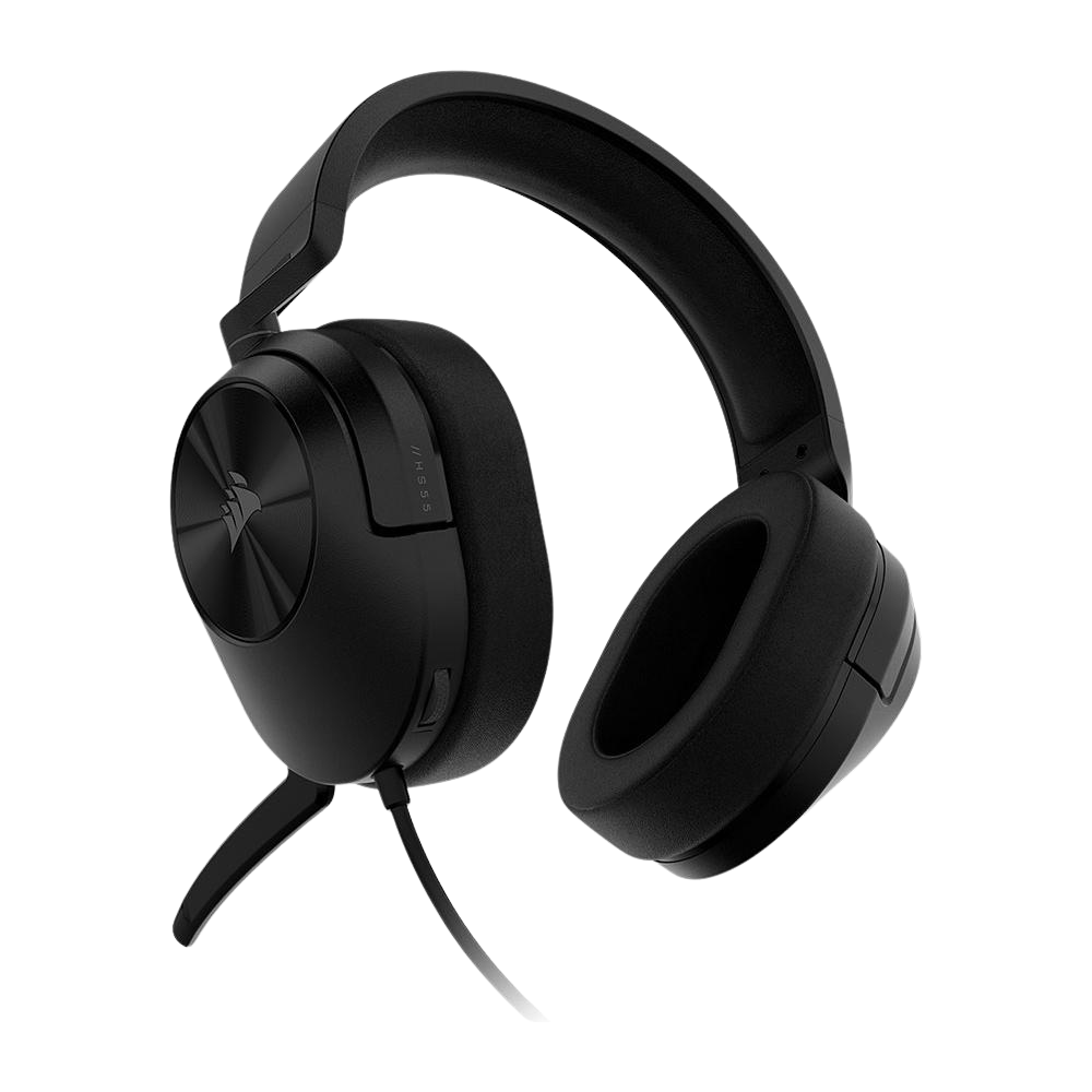 A large main feature product image of Corsair HS55 SURROUND Wired Gaming Headset (Carbon)