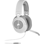 A small tile product image of Corsair HS55 SURROUND Wired Gaming Headset (White)