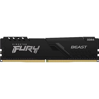 Product image of Kingston 32GB Kit (2x16GB) DDR4 Fury Beast C16 3200MHz - Black - Click for product page of Kingston 32GB Kit (2x16GB) DDR4 Fury Beast C16 3200MHz - Black