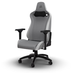 Product image of CORSAIR TC200 Leatherette Gaming Chair - Standard Fit  Light Grey/White - Click for product page of CORSAIR TC200 Leatherette Gaming Chair - Standard Fit  Light Grey/White