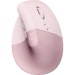 A product image of Logitech Lift Vertical Ergonomic Mouse - Rose