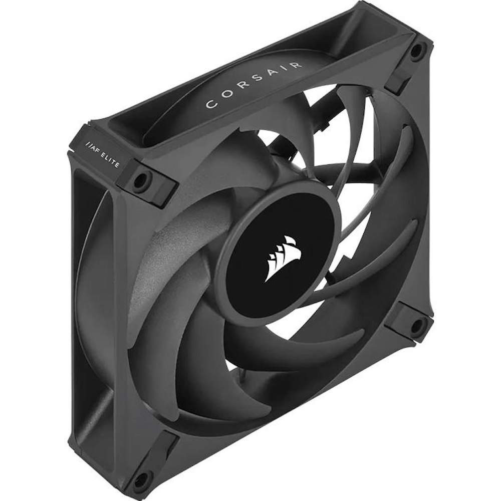 A large main feature product image of Corsair AF120 ELITE High-Performance 120mm PWM Fluid Dynamic Bearing Fan