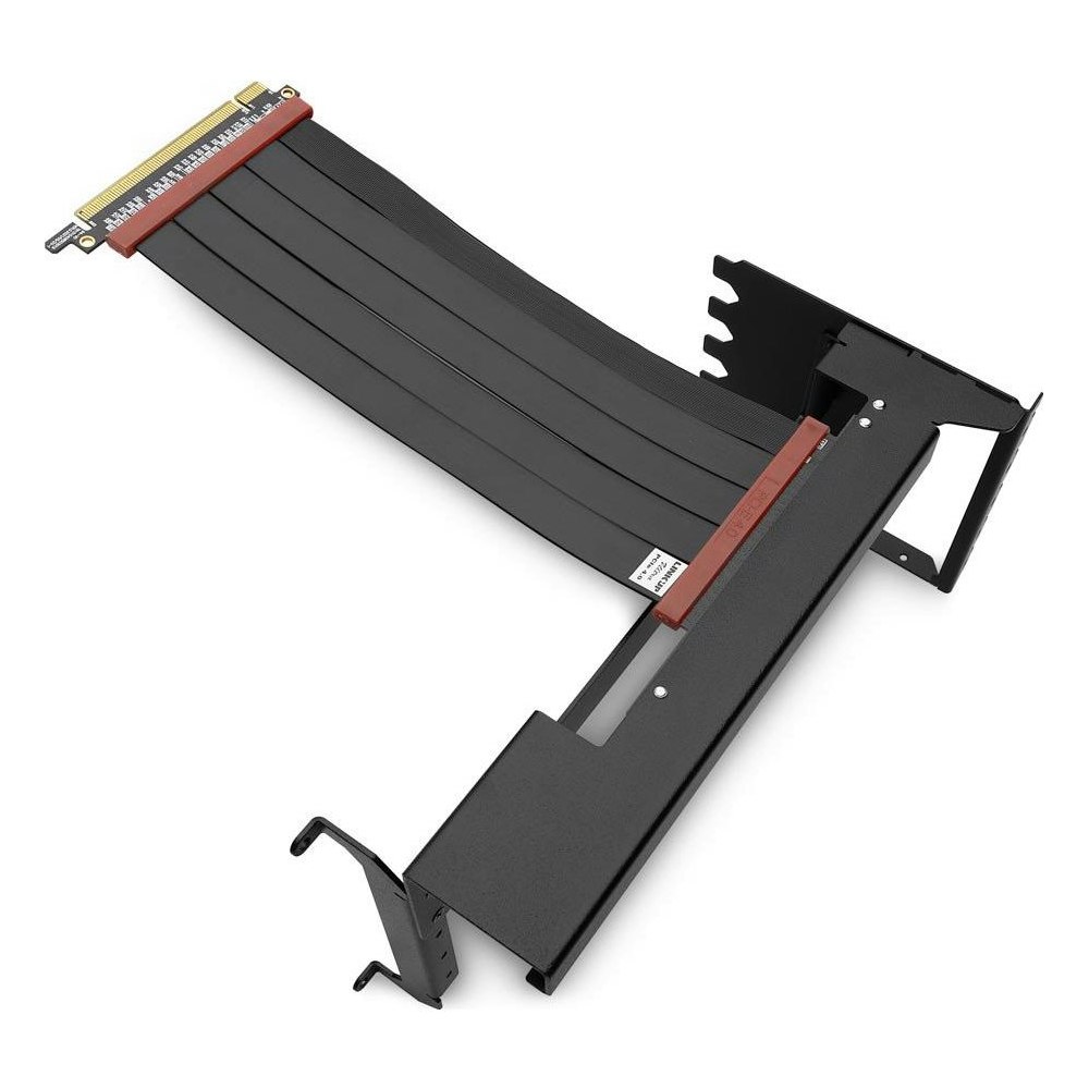 A large main feature product image of EK-Loop Vertical GPU Holder EVO - Gen4 Riser