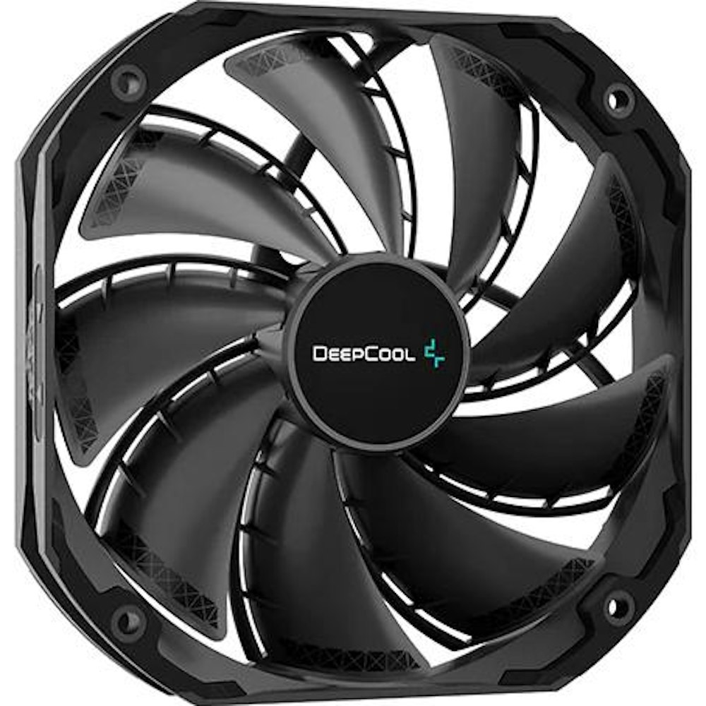 A large main feature product image of DeepCool AS500 PLUS CPU Cooler