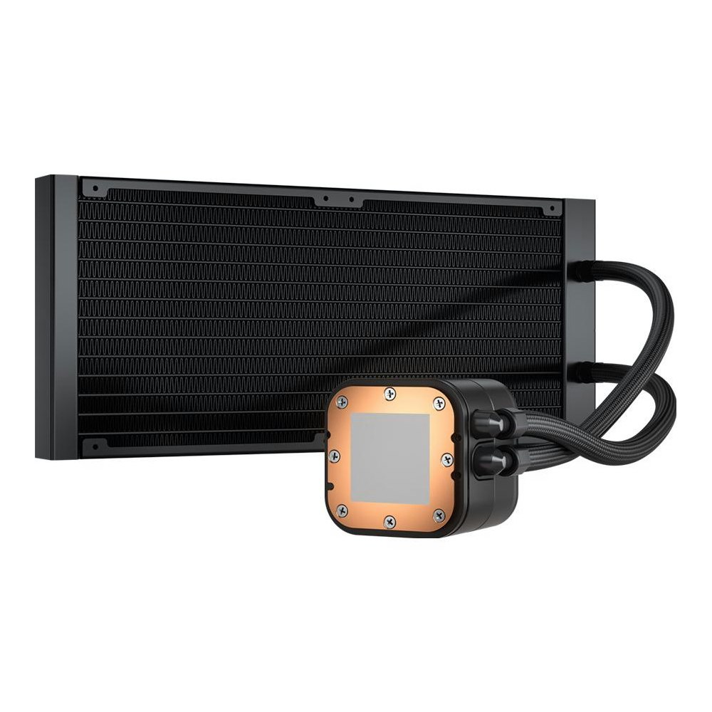A large main feature product image of Corsair iCUE H115i RGB ELITE Liquid CPU Cooler