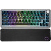 A product image of Cooler Master CK721 Wireless RGB Mechanical Gaming Keyboard Space Grey - Blue Switch