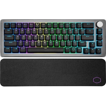 Product image of Cooler Master CK721 Wireless RGB Mechanical Gaming Keyboard Space Grey - Blue Switch - Click for product page of Cooler Master CK721 Wireless RGB Mechanical Gaming Keyboard Space Grey - Blue Switch
