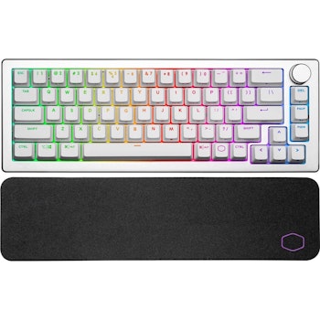 Product image of Cooler Master CK721 Wireless RGB Mechanical Gaming Keyboard Silver White - Blue Switch - Click for product page of Cooler Master CK721 Wireless RGB Mechanical Gaming Keyboard Silver White - Blue Switch