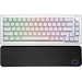 A product image of Cooler Master CK721 Wireless RGB Mechanical Gaming Keyboard Silver White - Brown Switch