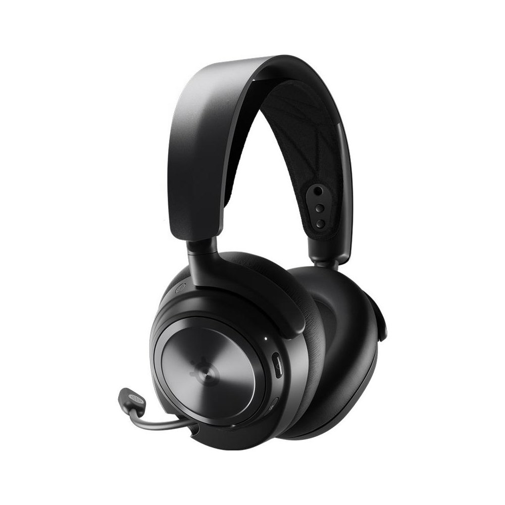 A large main feature product image of SteelSeries Arctis Nova Pro Wireless - Gaming Headset - Black