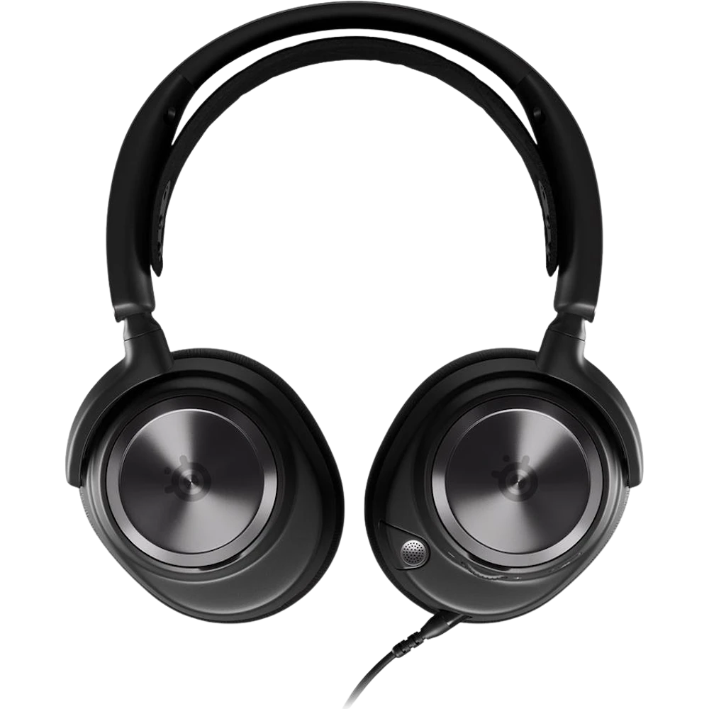 A large main feature product image of SteelSeries Arctis Nova Pro - Gaming Headset for PC and PlayStation