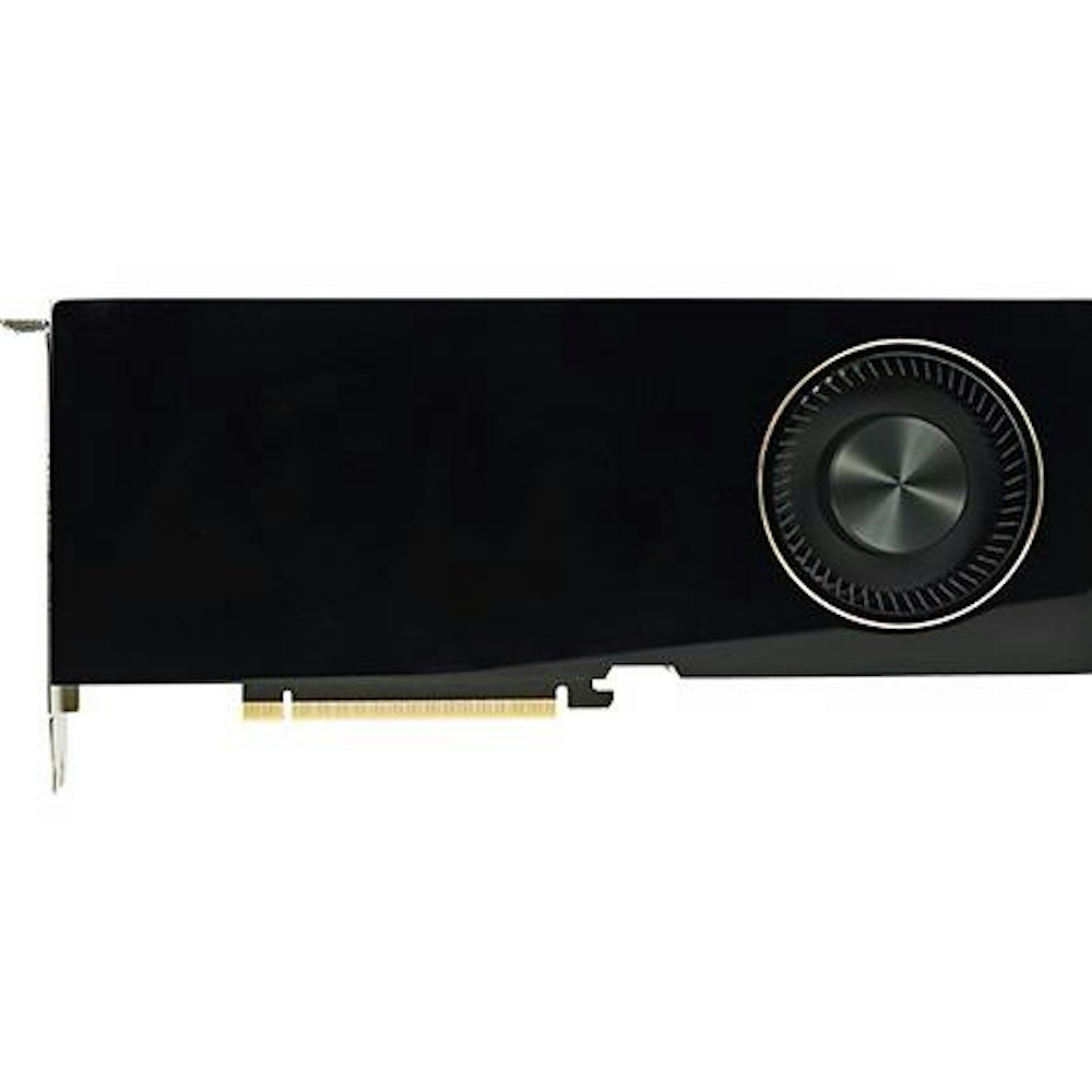 A large main feature product image of NVIDIA RTX A6000 48GB GDDR6 with ECC