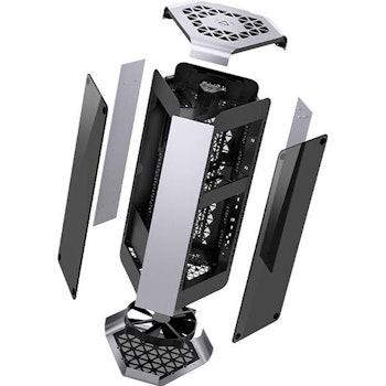 Product image of Jonsplus BO 102 Silver Mini ITX Case w/Tempered Glass Side Panel - Click for product page of Jonsplus BO 102 Silver Mini ITX Case w/Tempered Glass Side Panel