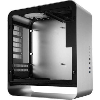 Product image of Jonsbo UMX1 PLUS Silver mITX Case w/Side Panel Window - Click for product page of Jonsbo UMX1 PLUS Silver mITX Case w/Side Panel Window