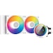A product image of DeepCool GAMMAXX L240 A-RGB 240mm AIO CPU Cooler - White
