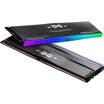 Product image of Silicon Power 32GB Kit (2x16GB) DDR4 XPOWER Zenith RGB Grey C16 3200MHz - Click for product page of Silicon Power 32GB Kit (2x16GB) DDR4 XPOWER Zenith RGB Grey C16 3200MHz