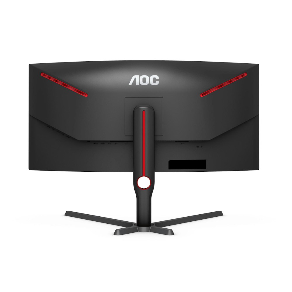 A large main feature product image of AOC CU34G3S 34" Curved WQHD FreeSync Premium 165Hz 1MS VA W-LED Gaming Monitor