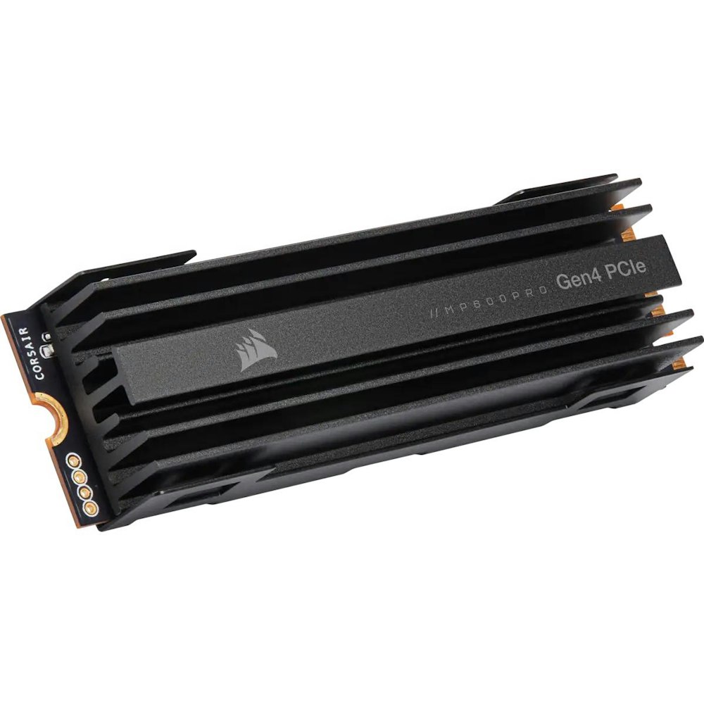 A large main feature product image of Corsair MP600 Pro 4TB Gen 4 PCIe NVMe M.2 SSD