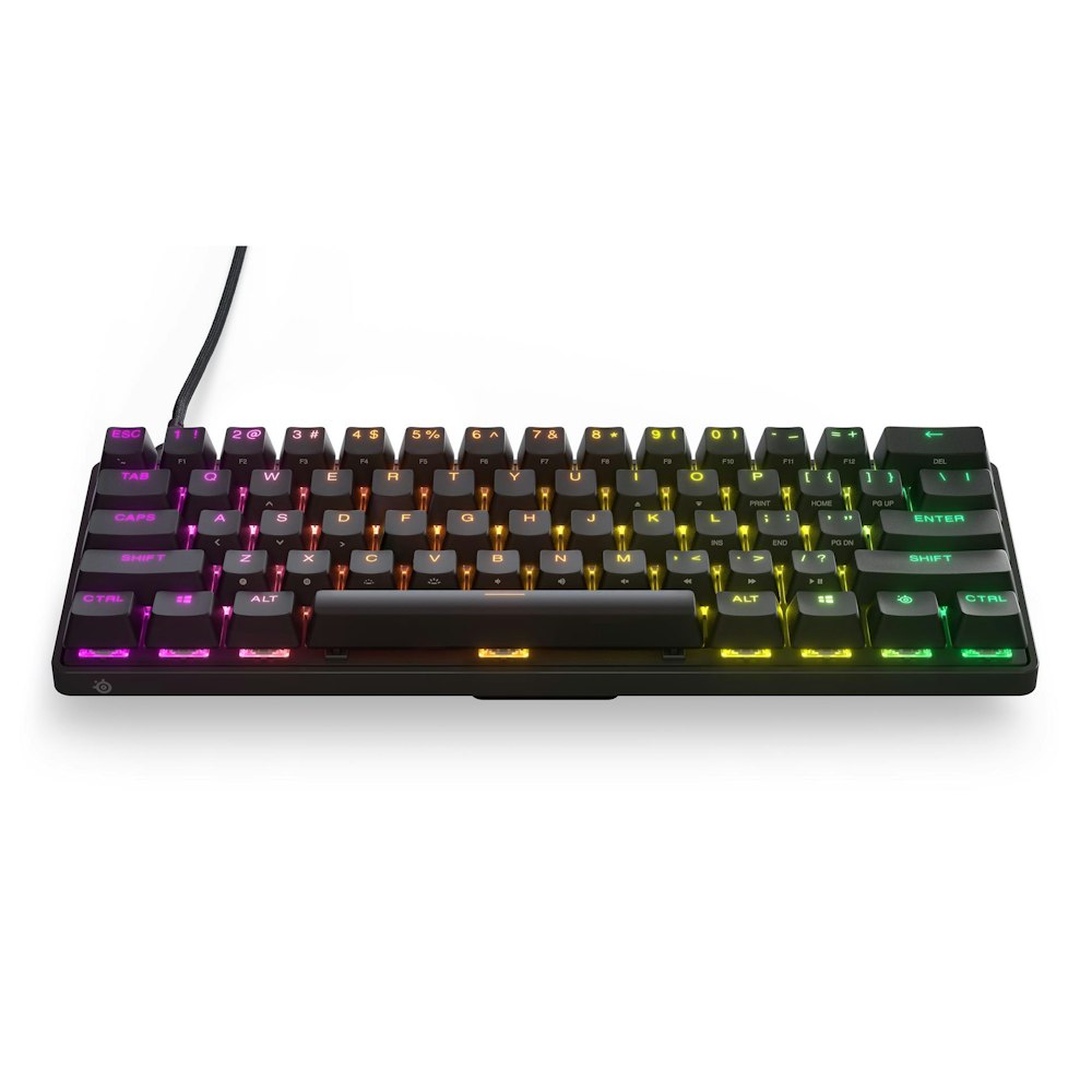 A large main feature product image of SteelSeries Apex Pro Mini - Gaming Keyboard (OptiPoint Switch)