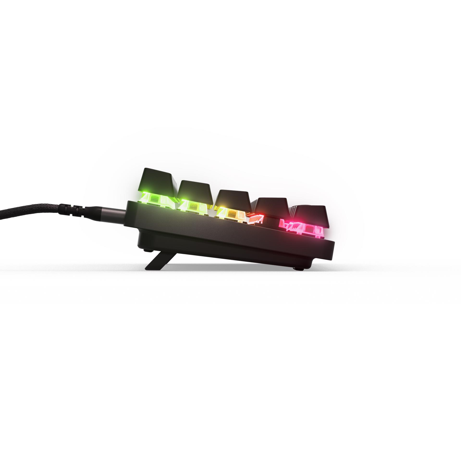 A large main feature product image of SteelSeries Apex Pro Mini - Gaming Keyboard (OptiPoint Switch)