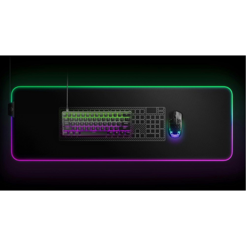 A large main feature product image of SteelSeries Apex Pro Mini - Gaming Keyboard (OptiPoint Switch)